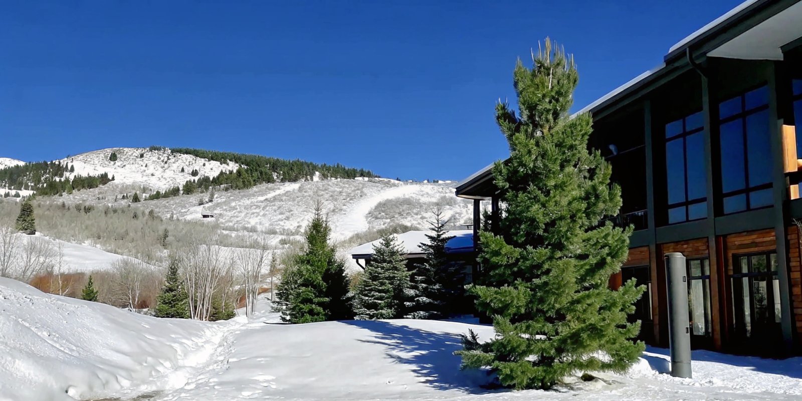 A Utah mountain home requiring a down payment for a jumbo loan.