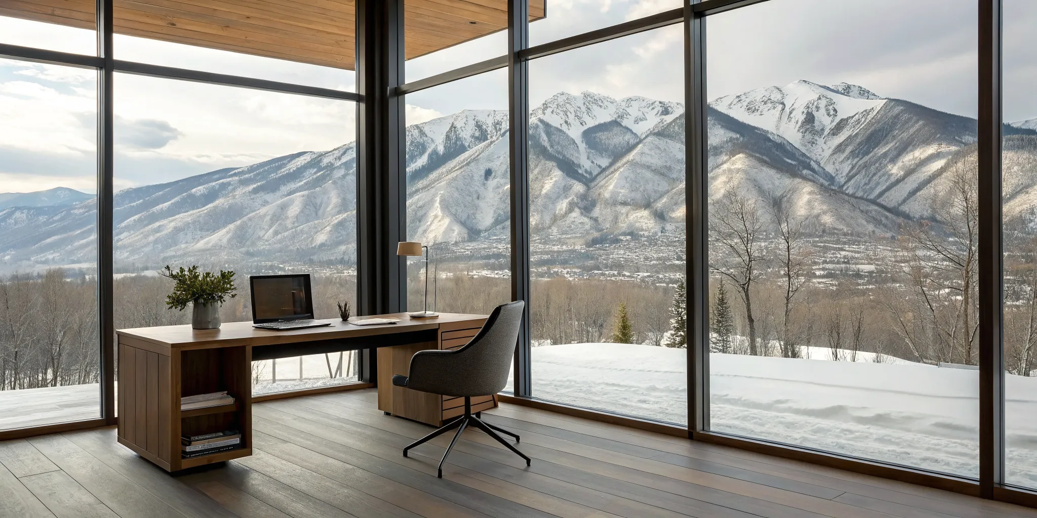 Modern Park City home with mountain views, a property ideal for jumbo mortgage rates.